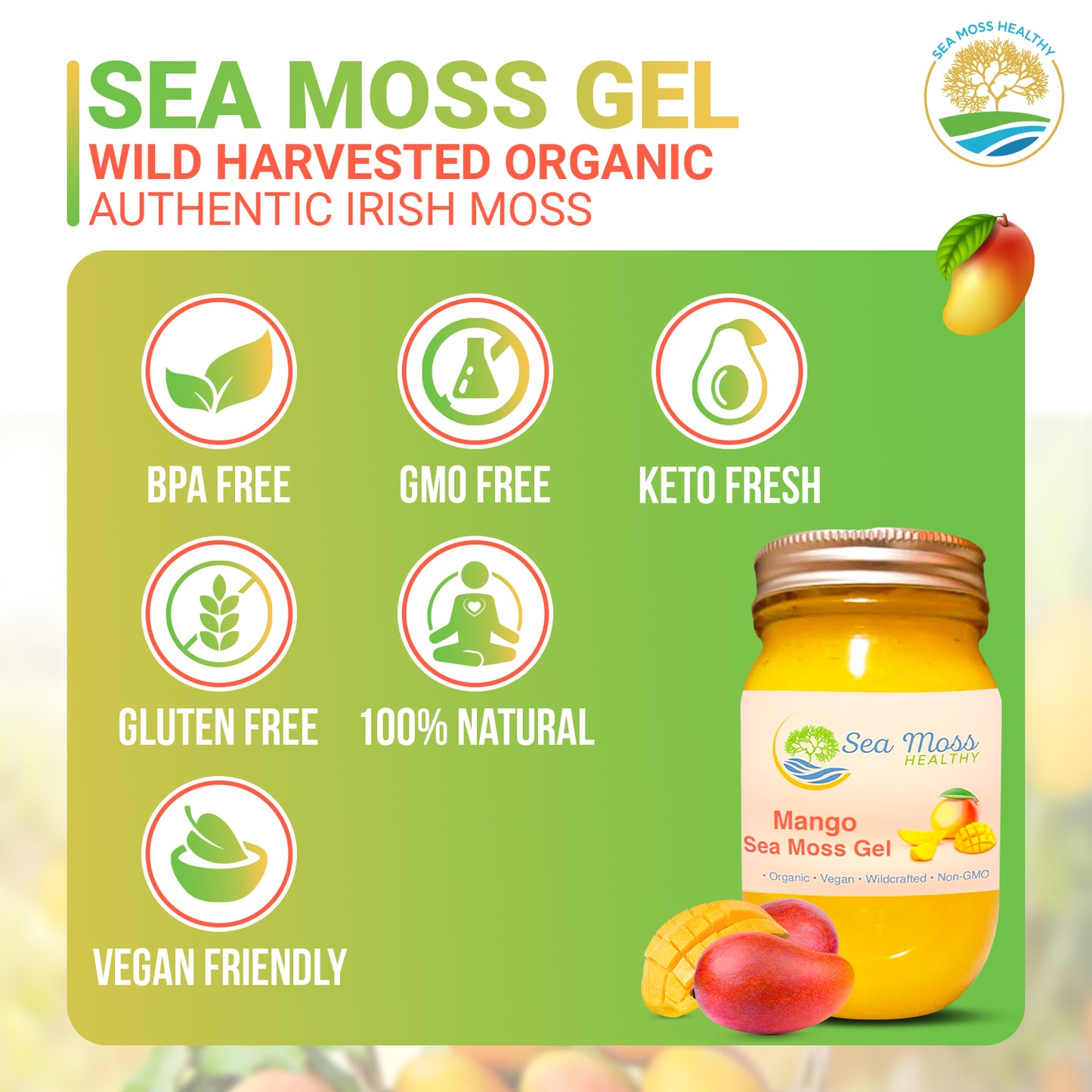 Mango Sea Moss Gel